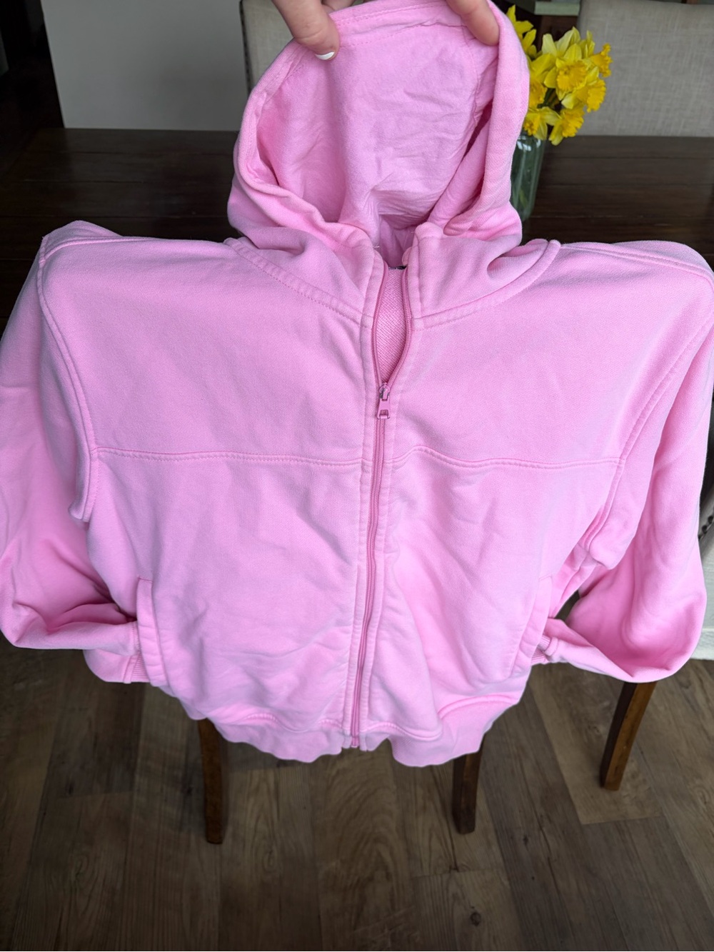 ZYIA Pink Full Zip Annette Hoodie